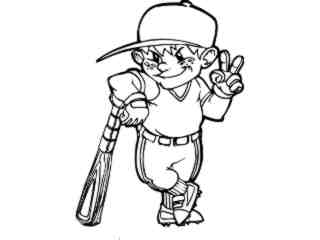  Baseball Boy Cool_ G D G Decal Proportional