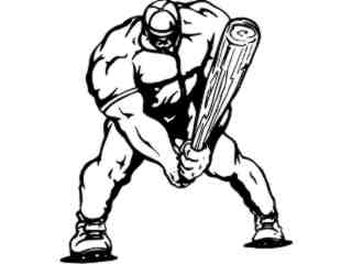  Baseball Power Hitter_ M B 1 Decal Proportional