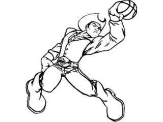  Basketball Cowboy_ M B 1 Decal Proportional