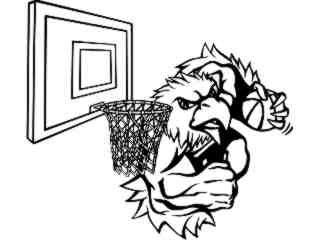  Basketball Eagle Dunk_ M B 1 Decal Proportional