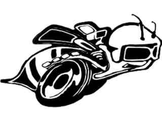  Bee Speeding Decal Proportional