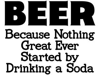  Beer Great Start Decal Proportional