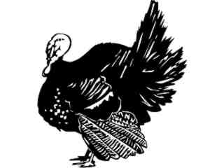  Birds_ Turkey_ P A 1 Decal Proportional