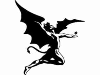  Black Sabbath Devil Rock Decal Proportional