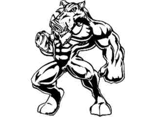  Boar Hog Muscle_ M B 1 Decal Proportional