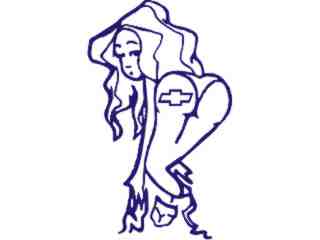  Booty Tattoo Chevy Decal Proportional