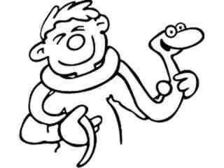  Boy And Snake_ 0 4 3_ V A 1 Decal Proportional