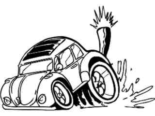  Bug V W Speedy_ G D G Decal Proportional