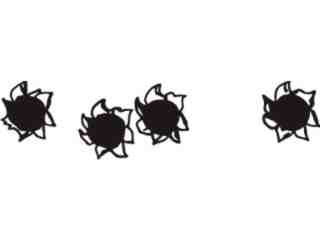  Bullet Holes_ C U 1 Decal Proportional
