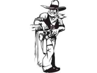  Business People Cowboy 1 0 3_ 3 D G Decal Proportional