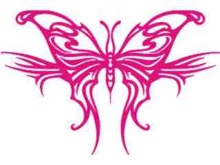  Butterfly Tribal 0 6 Decal Proportional