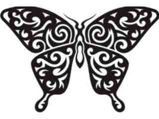  Butterfly Tribalized_ 0 8 9 Decal Proportional