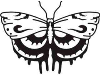  Butterfly Tribalized_ 1 0 0 Decal Proportional