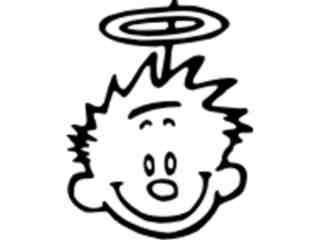  Calvin Angel Decal Proportional