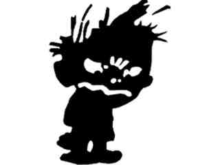  Calvin Black Decal Proportional