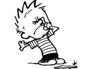  Calvin Booger Decal Proportional