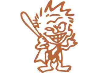  Calvin Caveboy Decal Proportional