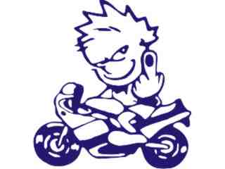  Calvin Finger Boy Bike Decal Proportional