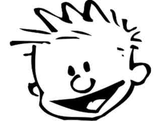  Calvin Happy Head Decal Proportional