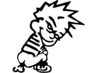  Calvin Shitter Decal Proportional