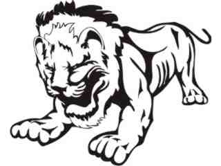  Cats Big Lions Tigers Panthers_ 0 1 8 Decal Proportional