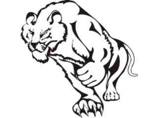  Cats Big Lions Tigers Panthers_ 0 1 9 Decal Proportional