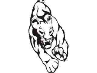  Cats Big Lions Tigers Panthers_ 0 3 3 Decal Proportional