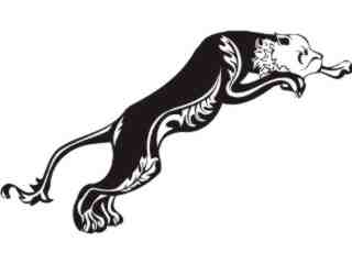  Cats Big Lions Tigers Panthers_ 0 5 3 Decal Proportional