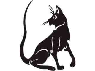  Cats With Style_ 0 4 9 Decal Proportional