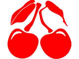  Cherries Shine Decal Proportional