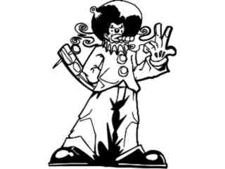  Clown Hip Hop_ G D G Decal Proportional