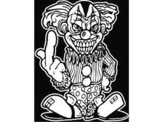  Clown Middle Finger_ I N V_ D T L Decal Proportional