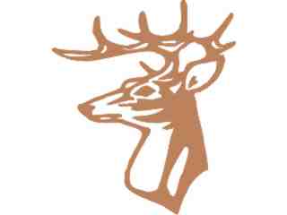  Deer Buck 0 6 Decal Proportional