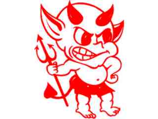  Devil Baby Mad Decal Proportional