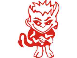 Devil Elf Decal Proportional