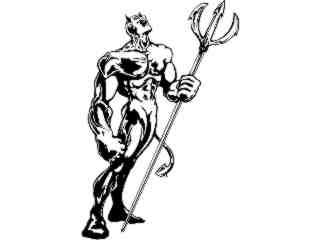  Devil Fork_ M B 1 Decal Proportional