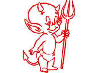  Devil Hot Stuff 4 Decal Proportional