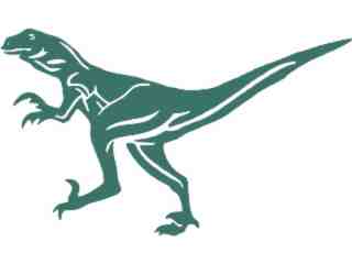  Dinosaur Raptor Decal Proportional