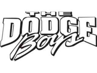  Dodge Boysthe Decal Proportional