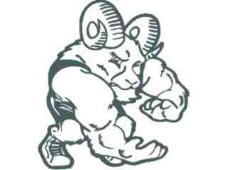  Dodge R A M Muscle Decal Proportional