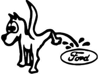  Dog Pisser 2 Decal Proportional