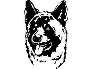  Dogs_ Akita_ P A 1 Decal Proportional