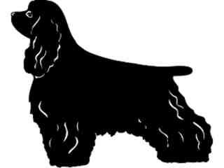  Dogs_ Cocker Spaniel_ 1 3 6_ V A 1 Decal Proportional
