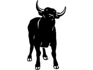  Domestic Animals_ Bull 0 1_ P A 1 Decal Proportional