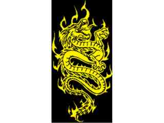  Dragon Flame_ I N V Decal Proportional