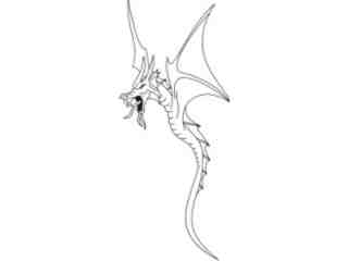  Dragon Flying_ 2 0 4 Decal Proportional
