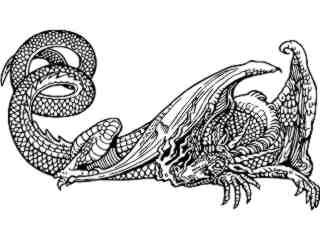  Dragon Midevil Resting_ D T L Decal Proportional