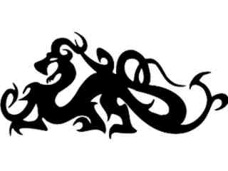  Dragon Tribal 1 5 Decal Proportional