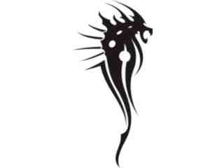  Dragon Tribalized_ 2 2 2 Decal Proportional