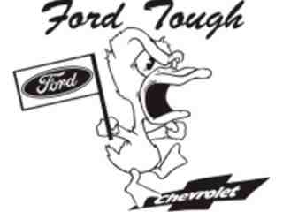  Duck Stomping Ford Decal Proportional